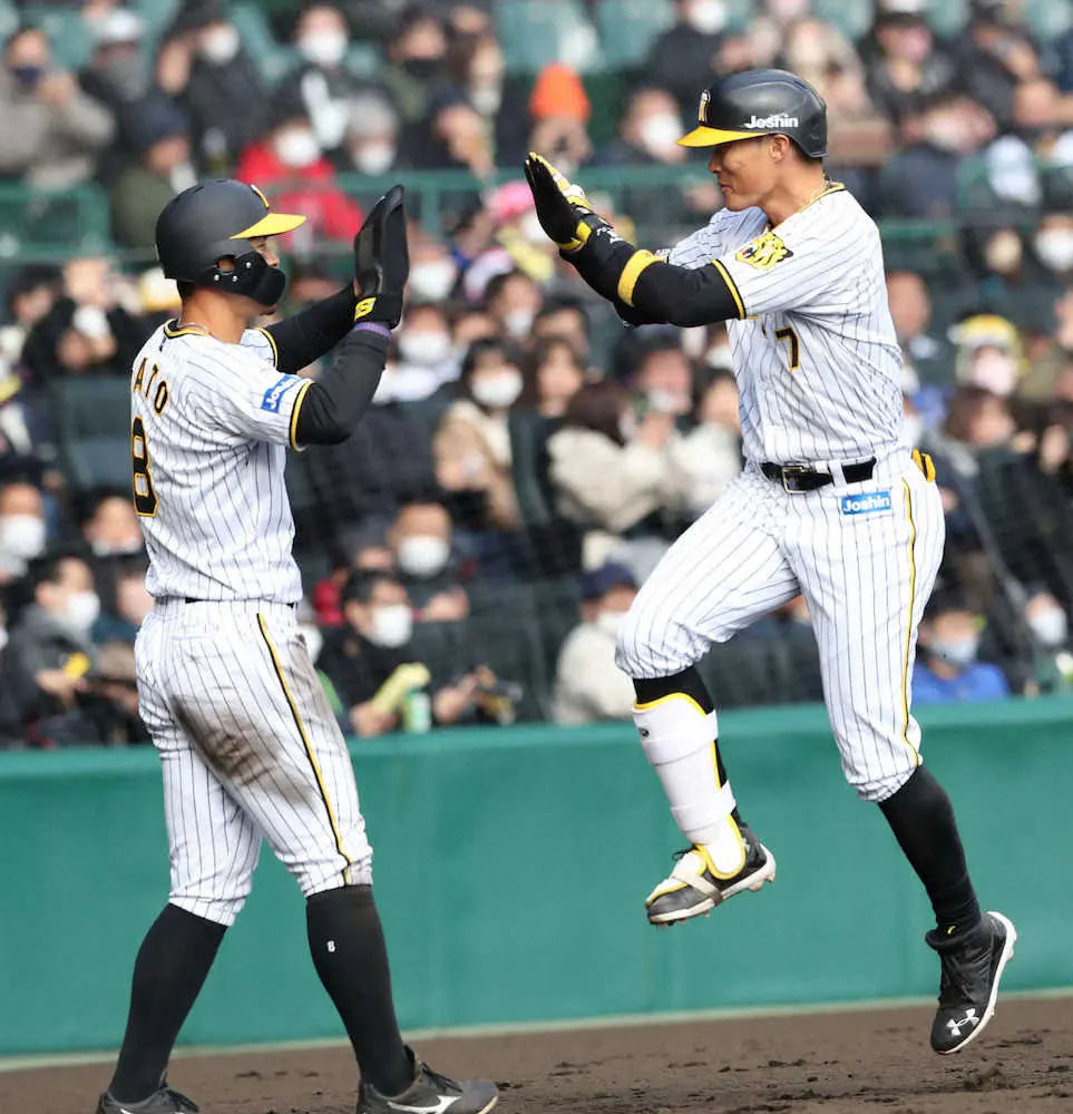 【画像・写真】阪神　糸井弾と桐敷快投で甲子園“初勝利”　ベテランと若手が躍動する収穫十分の1勝
