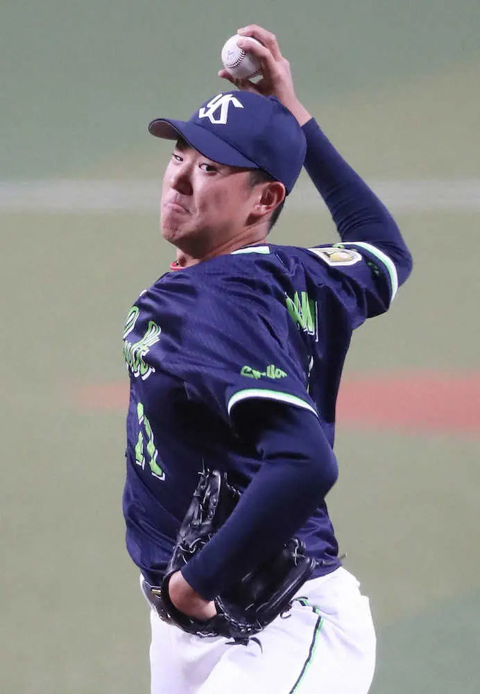 【画像・写真】開幕投手候補のヤクルト・奥川が4回1失点　初回失点も修正