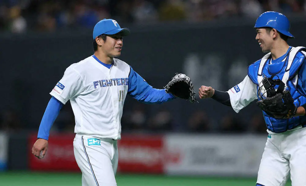 【画像・写真】日本ハム・古川侑　支配下登録グイッ！2回1安打無失点3Kの好投