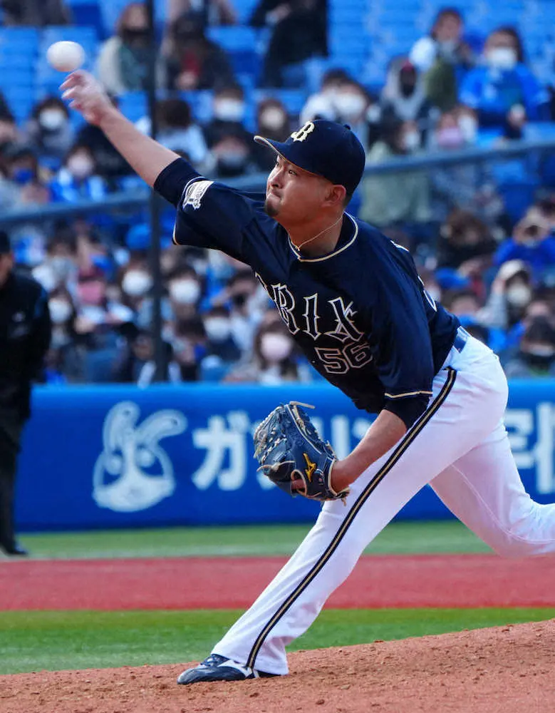 【画像・写真】オリックス・ドラ7小木田　オープン戦初登板で“プロ初被弾”も「自分のボールは投げられた」