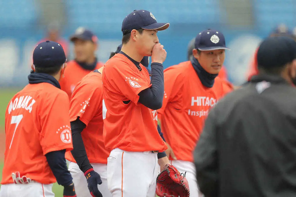 【画像・写真】元ヤクルト・田川賢吾が快投　日立製作所がスポニチ大会決勝T進出　456日ぶりの神宮に「緊張した」