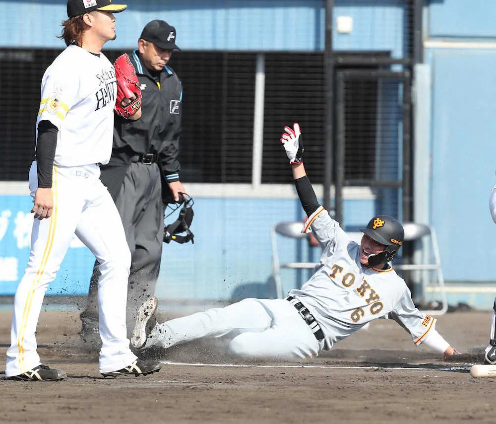 【画像・写真】中田翔「え？僕が？え、うそ！？」巨人オープン戦7戦目初タイムリーに驚き「全然知らなかった」