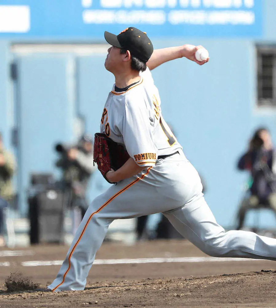 【画像・写真】巨人・原監督「僕の目には非常に良く見えますしね、見えてますね」山口3回52球2失点も及第点