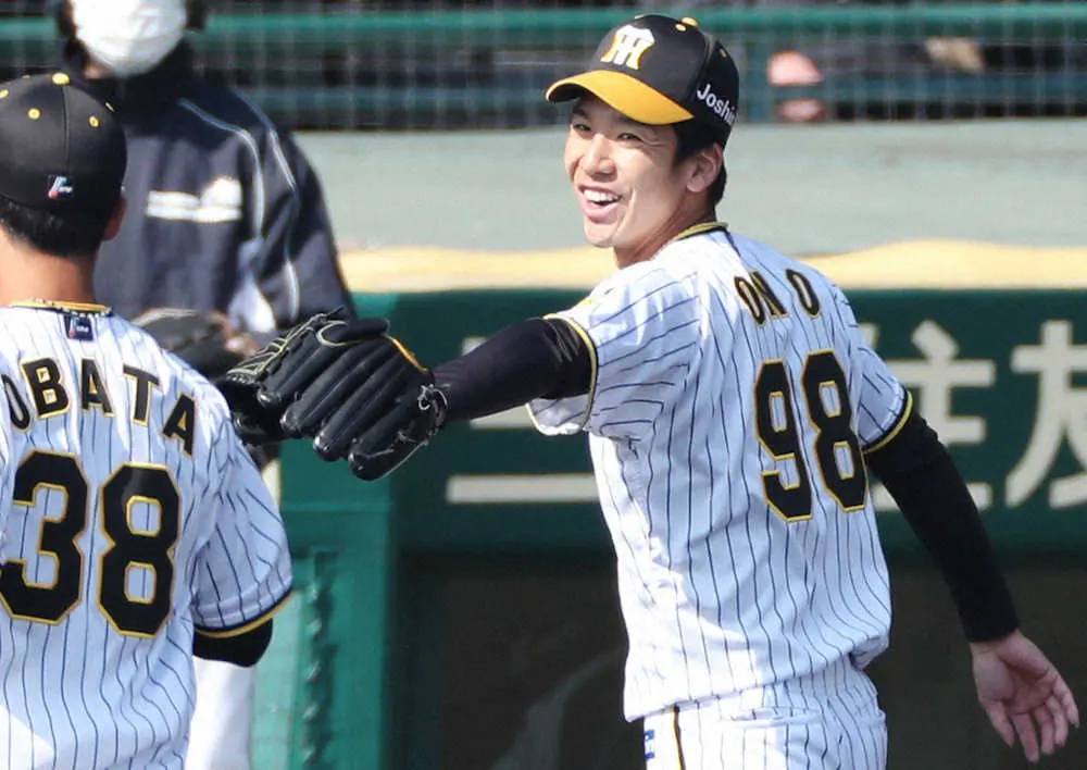 【画像・写真】阪神・小野「勝利の方程式」入りへまた前進　3人を7球で料理「毎試合低めに投げられるよう準備している」