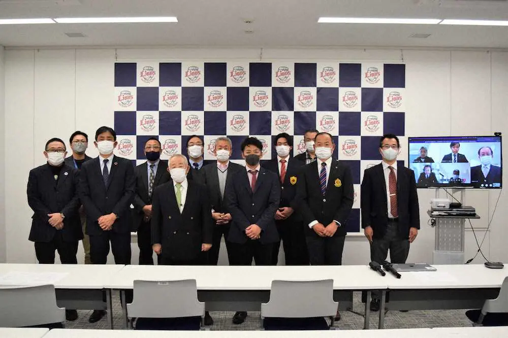 【画像・写真】西武が埼玉県内18野球団体と「野球協議会」設立　奥村社長「野球人口の減少に危機感。環境整備を」