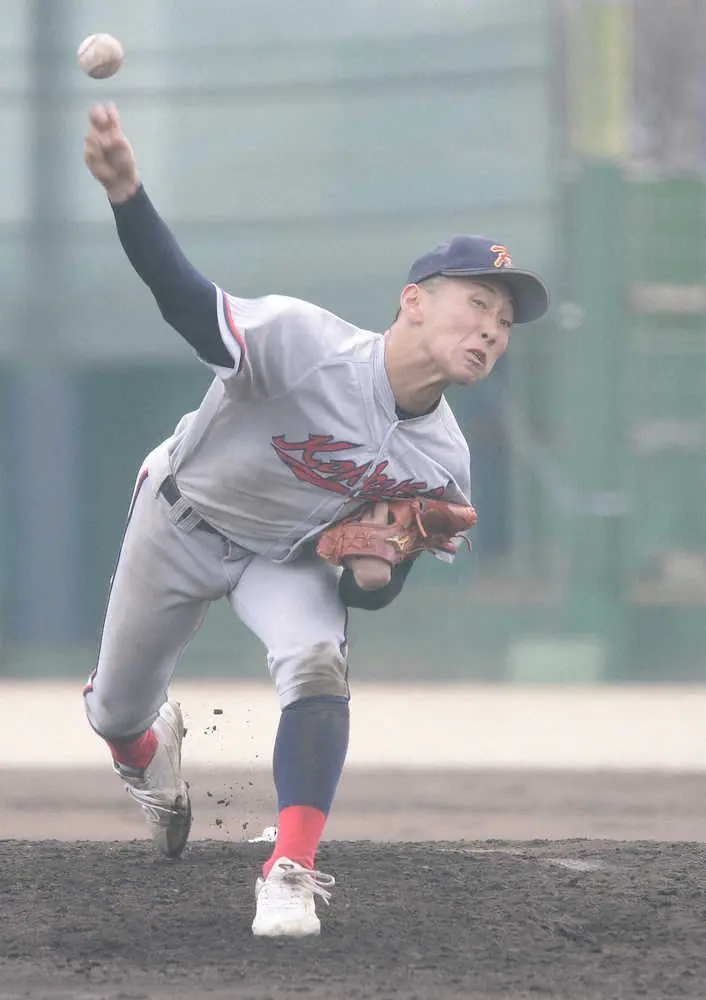 【画像・写真】京都国際の“左右二枚看板”が好仕上がり　森下「初戦にピークを」平野「打撃も上り調子」