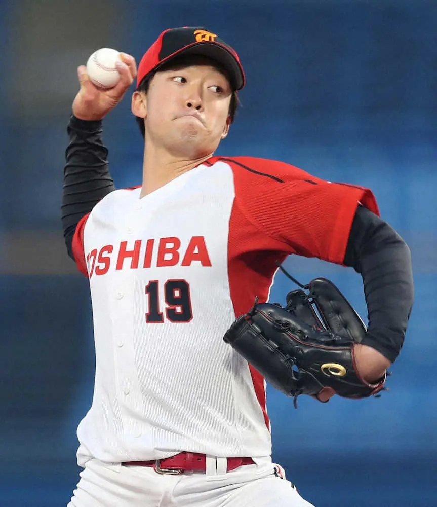 【画像・写真】東芝　18年ぶり11度目頂点、プロ注目153キロ右腕・吉村　完封MVP!準決救援から連投10K