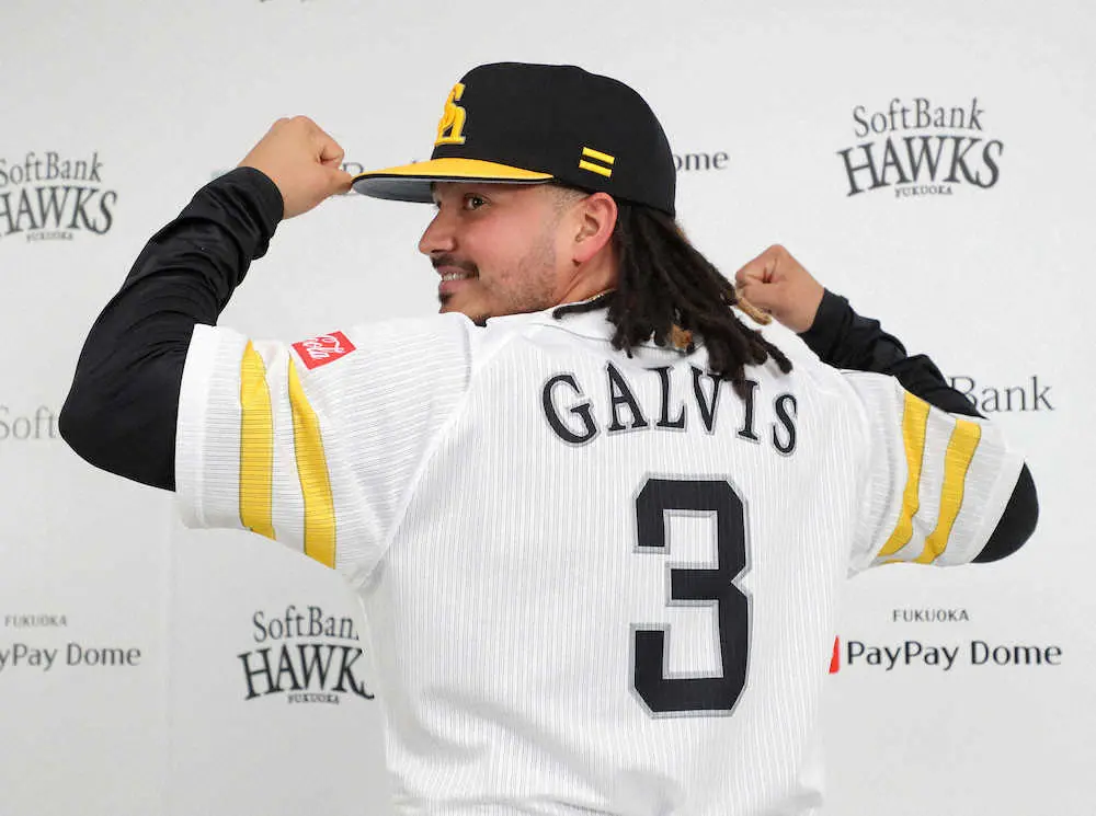 【画像・写真】ソフトバンク“ガルちゃん”が日本一導く！万能型の新助っ人・ガルビス会見「目標は優勝」