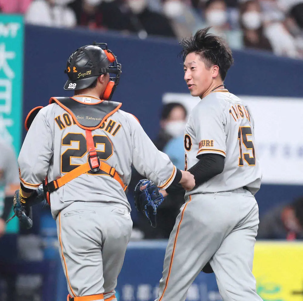 【画像・写真】巨人・大勢は最速155キロで1回無失点　家族が見守る前で「変なピッチングはできないなと」