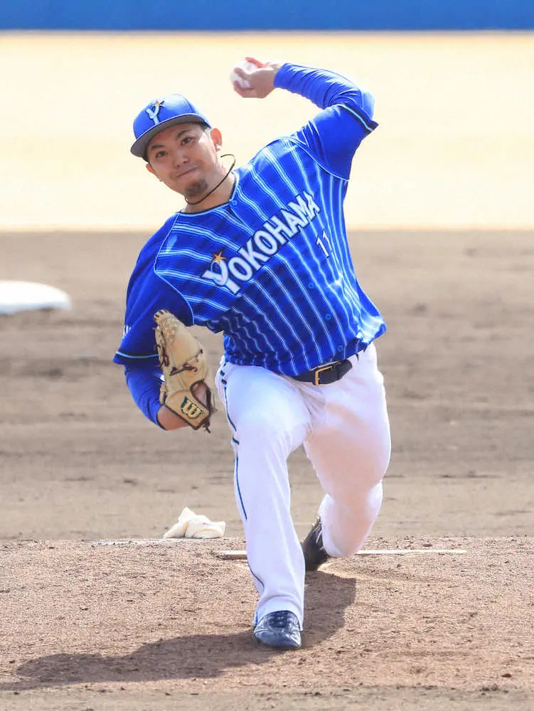 【画像・写真】DeNAの開幕投手・東が5回途中零封「大量失点したら何を書かれるか（笑い）」