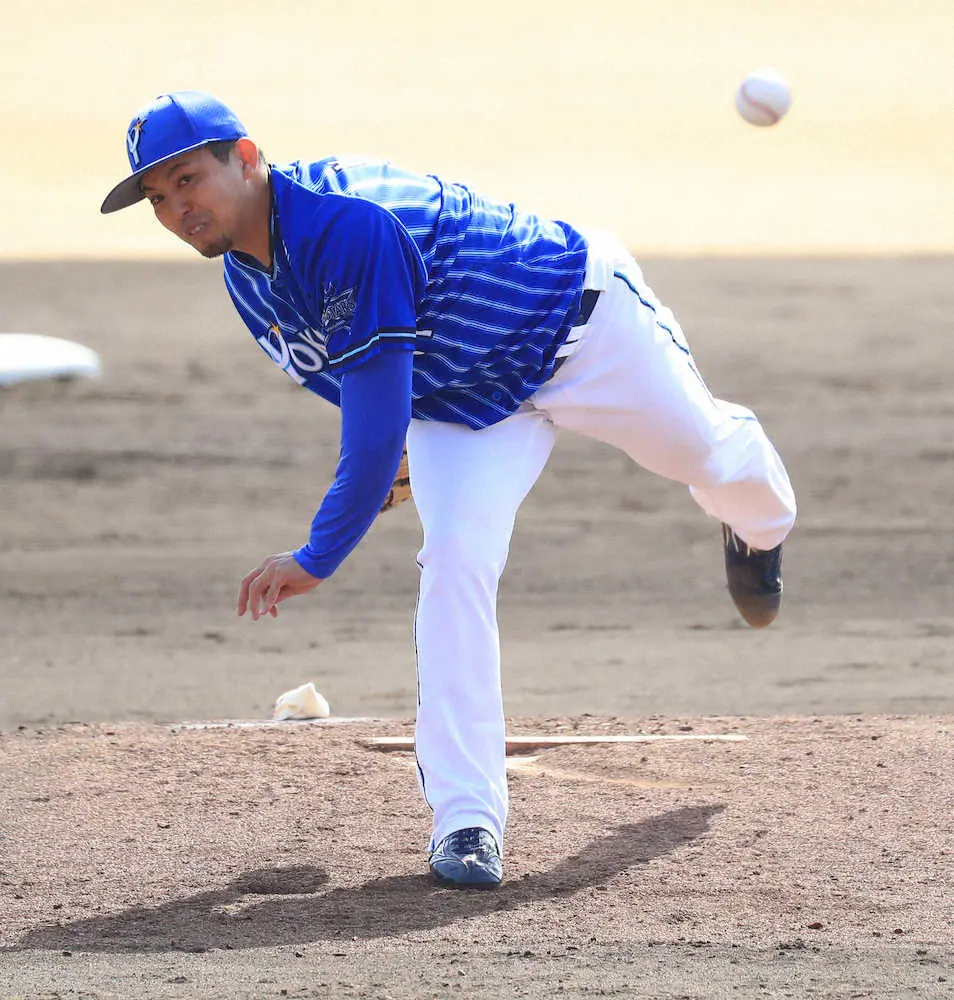 【画像・写真】DeNA・東　中日・笠原流チェンジアップで4回2/3無失点「カウント球でも勝負球でも使えるように」