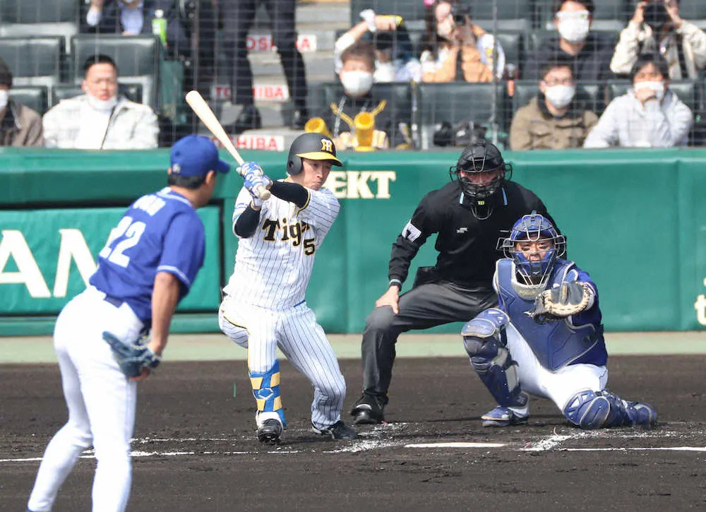 【画像・写真】ええやん！22年型阪神打線　近本打って糸原送ってマルテつないで輝が還す　大野雄撃ち初回速攻決まった