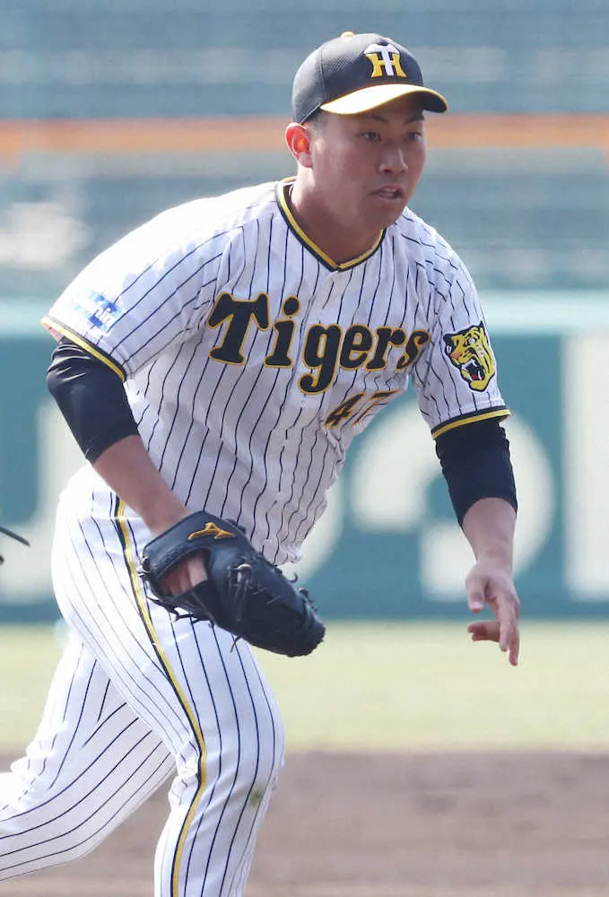 【画像・写真】阪神・桐敷「追い込んだ後に気を緩めない」　巨人戦“回避”で13日の2軍戦に先発予定