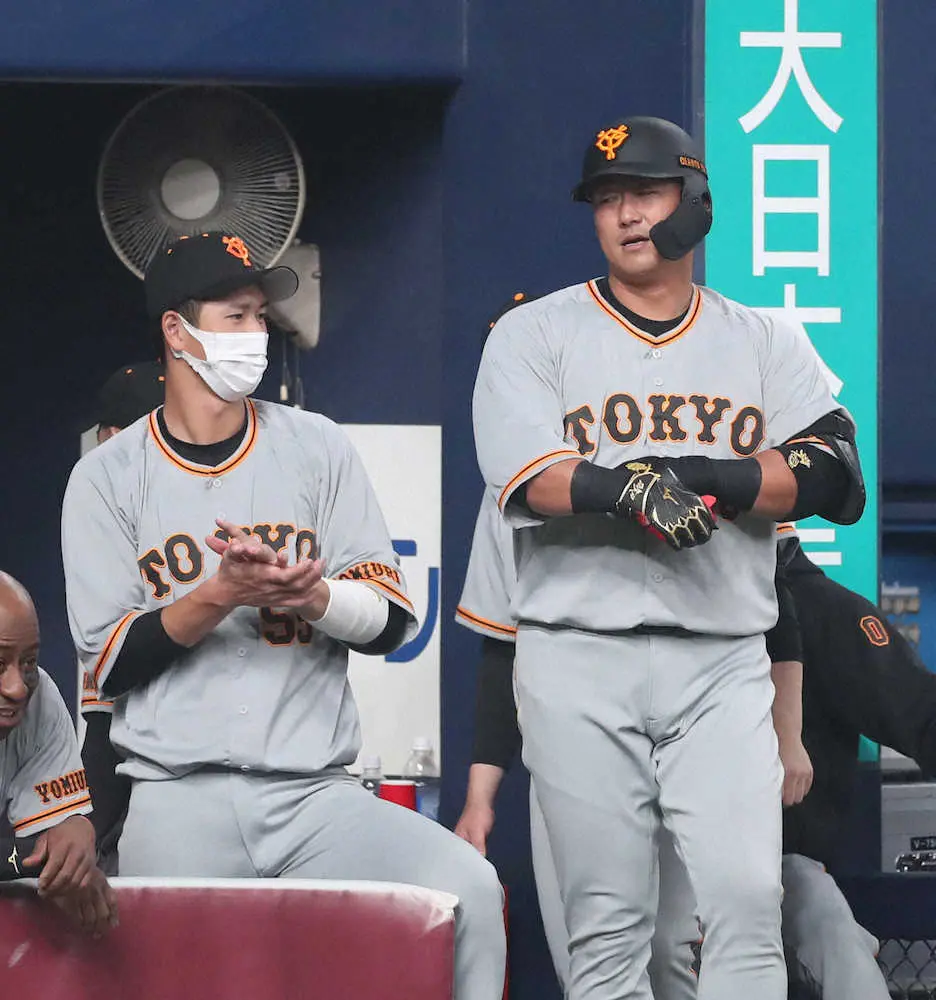 【画像・写真】巨人・中田　オリ宮城撃ち2号ソロ「久々に真っすぐを狙ってしっかり振り抜けた」