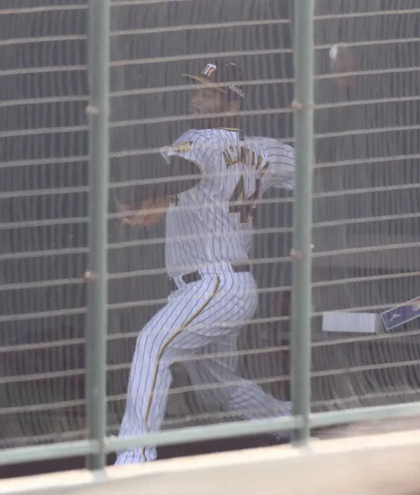 【画像・写真】阪神アルカンタラ＆岩貞　順調な回復ぶりアピール　そろって故障後初ブルペン