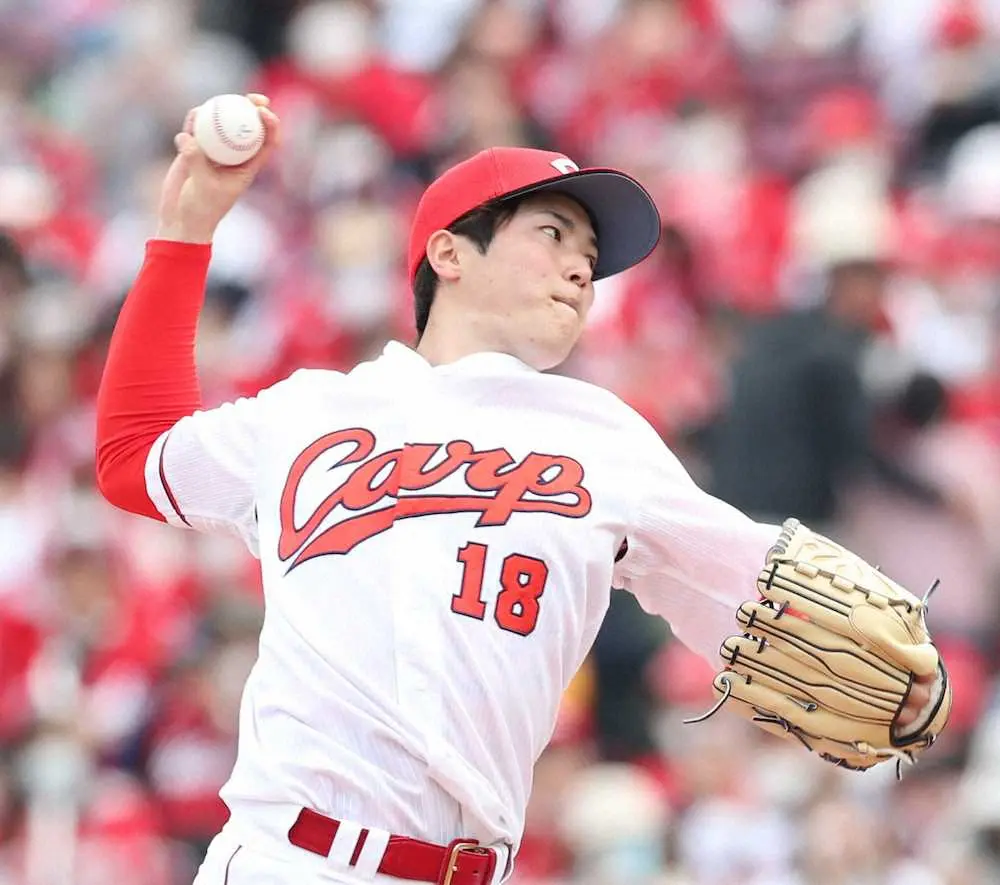 【画像・写真】広島・森下　6回2失点も開幕2戦目へ視界良好　OP戦3試合で抜群の安定感!!防御率1.93