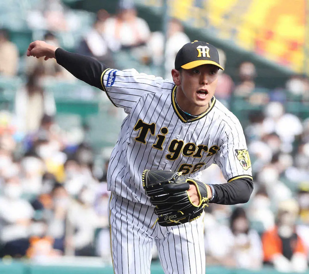 【画像・写真】阪神・小川　“ジョーカー”として先発調整で4回無失点　巨人打線と真っ向勝負でアピール成功