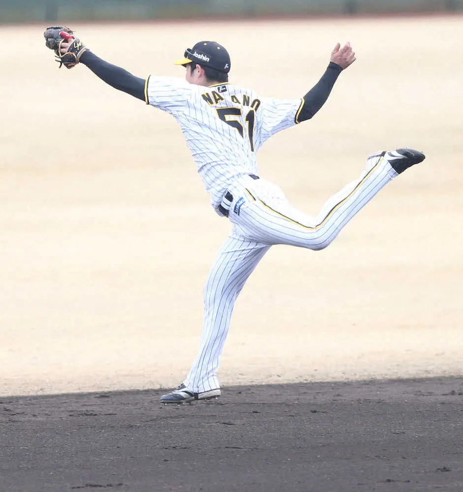 【画像・写真】阪神・中野が実戦復帰3試合目で初のフル出場「試合に出ないと感覚は戻らない」　引き続き2軍で調整続ける