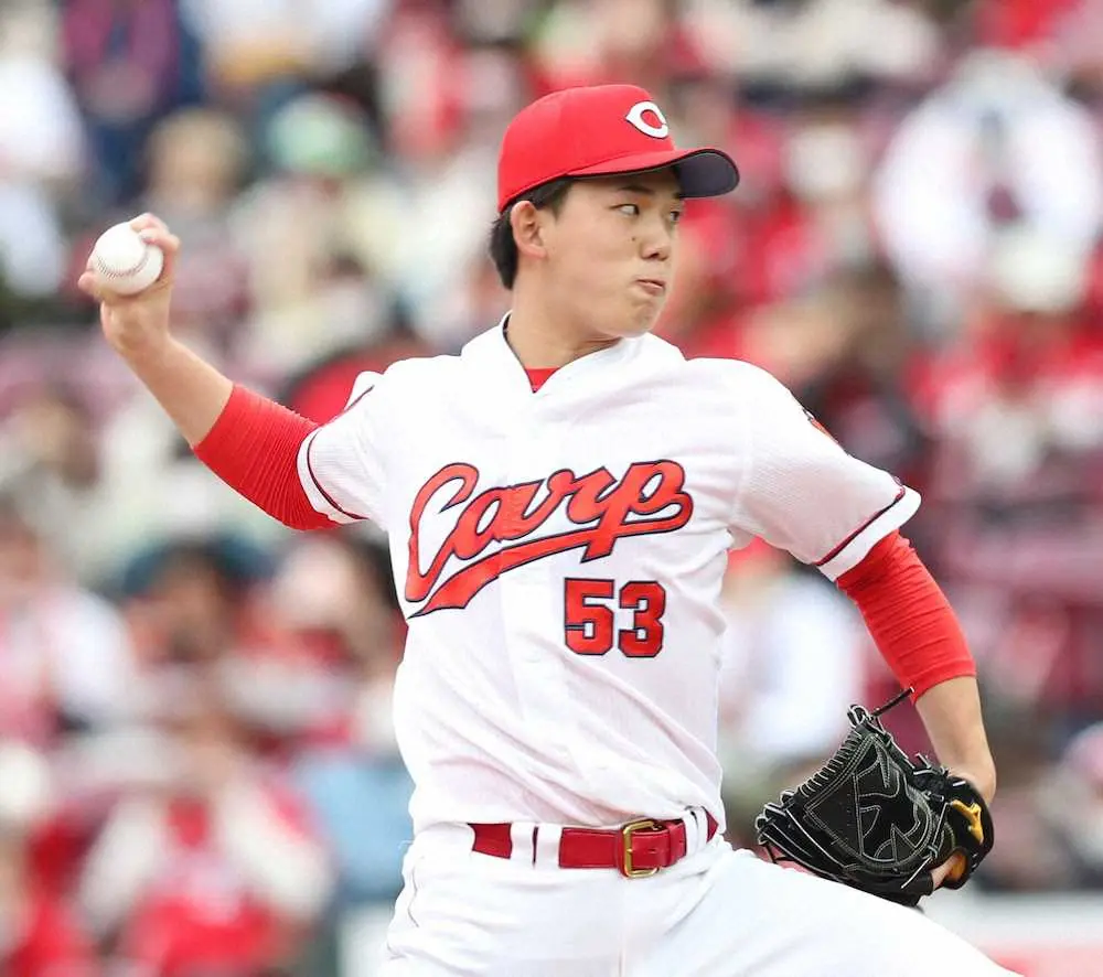 【画像・写真】広島・遠藤、小林が零封競演　開幕ローテ残り1枠は「同日先発決戦」で決着へ