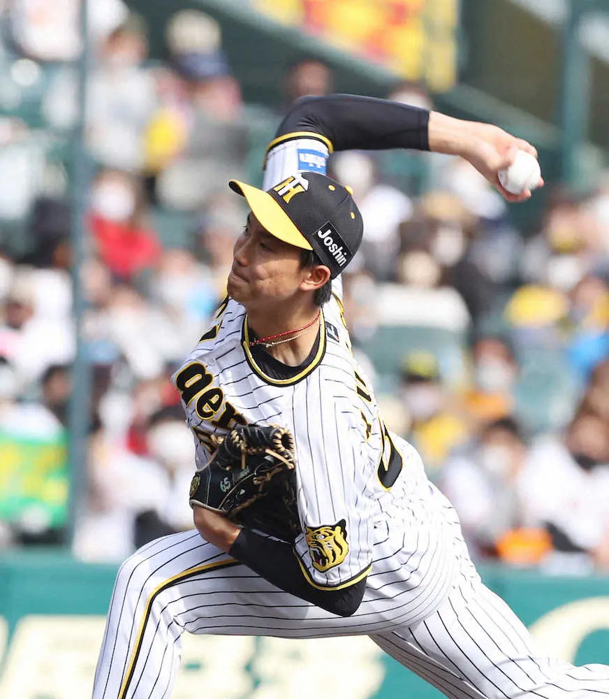 【画像・写真】阪神・湯浅　巨人中軸の岡本和、中田、ウィーラー斬りアピール!　4年目開幕1軍へ「やるべきことできた」