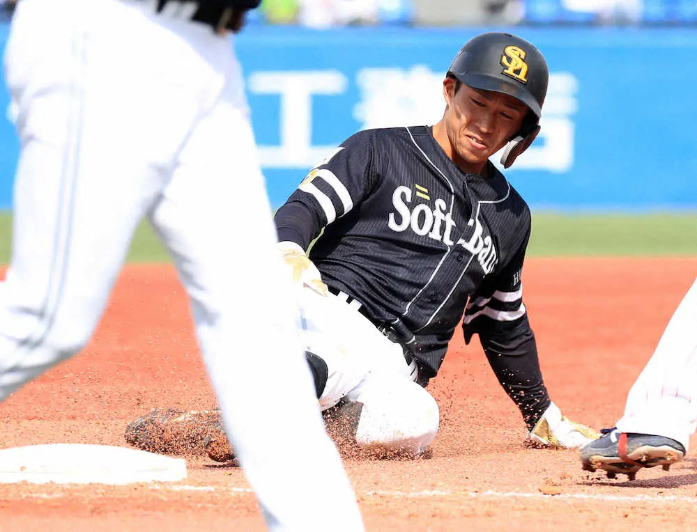 【画像・写真】ソフトBドラ4野村勇　あるぞ開幕スタメン　プロ1号含む3安打2打点　25歳“苦労人”1軍生き残り濃厚