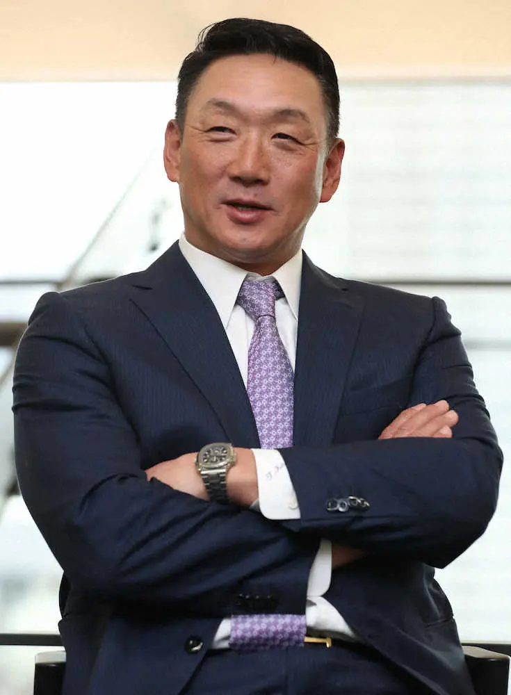【画像・写真】阪神・前川を金本知憲氏が絶賛！「振る力」はゴジラほうふつ　初対面から1年、驚きの連続