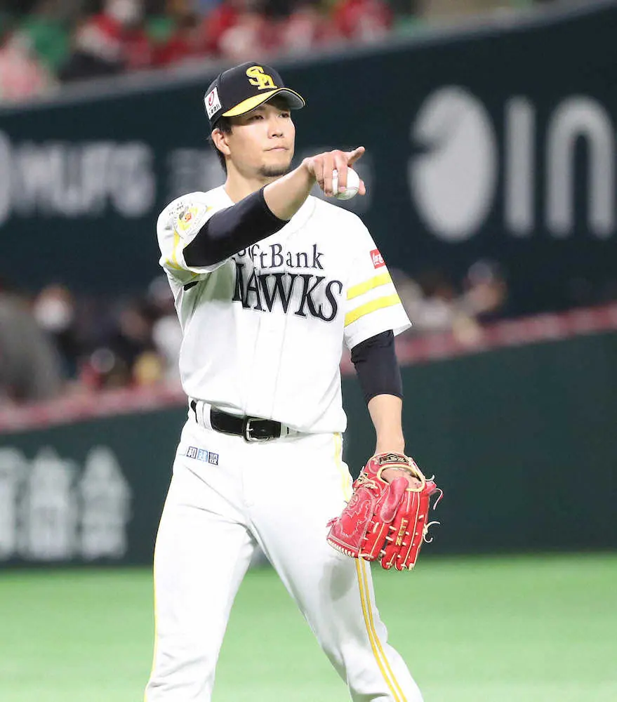 【画像・写真】ソフトバンク千賀7回6安打1失点に「良い、悪いが見えた…良い登板になった」開幕準備OK　