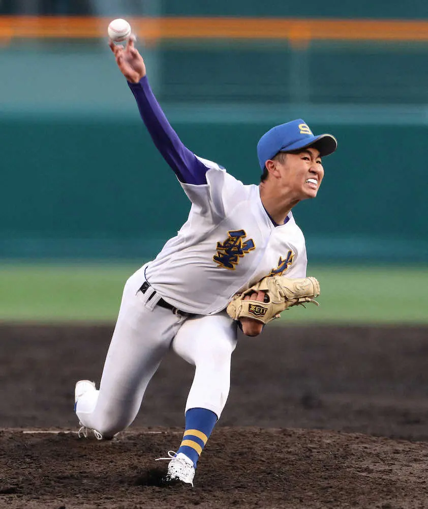 【画像・写真】聖光学院　エース佐山が93球、7安打2自責点で完投勝利「きょうは思い通りの投球ができました」　
