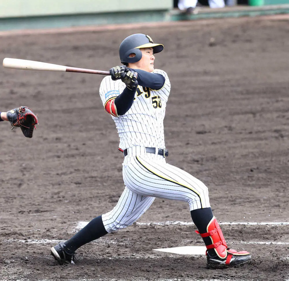 【画像・写真】阪神・前川　3タコも前向き「落ち込むことなくポジティブにやっていきたい」