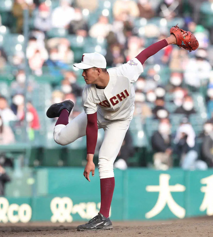 【画像・写真】高知　東洋大姫路との「名門対決」制し9年ぶり甲子園勝利　山下、中嶋、日野の継投で逃げ切り　