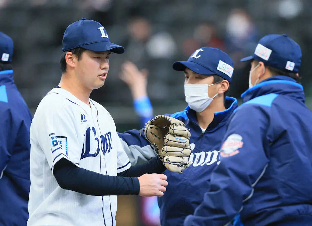 【画像・写真】西武4年目・渡辺　5回無安打無失点締め　初の開幕ローテへ手応え