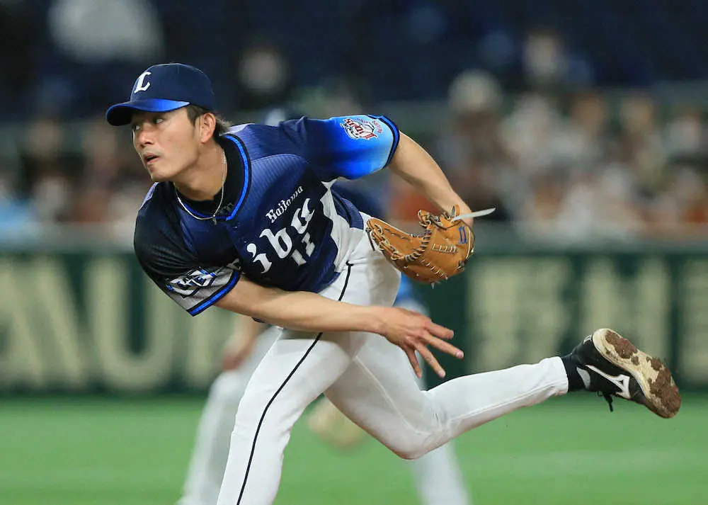 【画像・写真】西武・今井　右内転筋の張りで21日ヤクルト戦登板回避