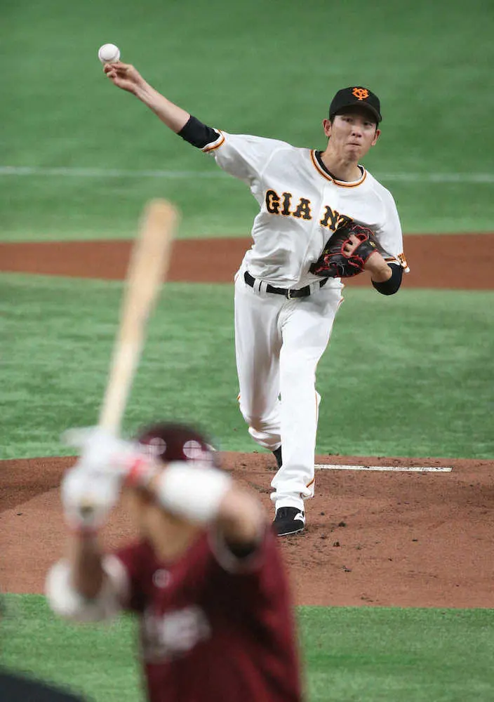 【画像・写真】巨人・戸郷　OP戦ラストマッチで初登板初先発…4回70球、5奪三振3四死球で降板　MAXは153キロ