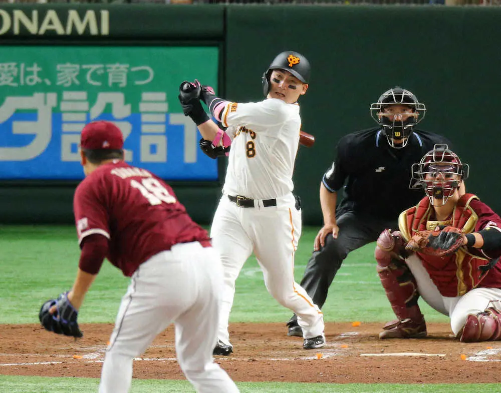 【画像・写真】丸も続いた！　マー君から打ったバックスクリーン弾は13戦ぶり2号　第1打席ではフェン直2ベースも