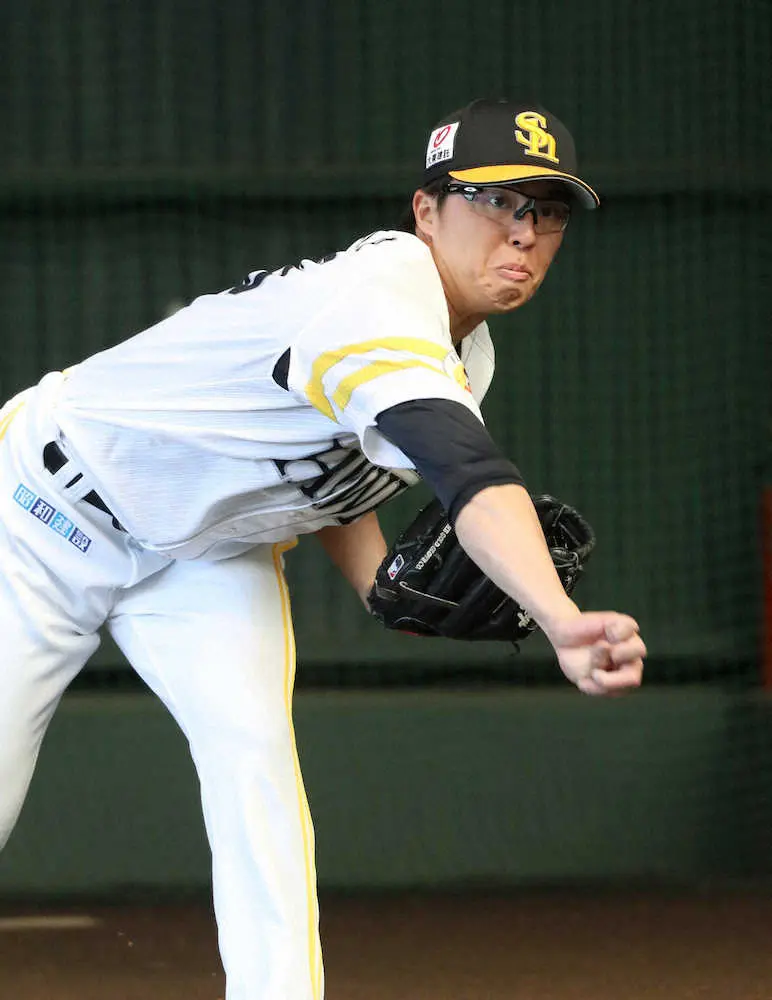 【画像・写真】右肩違和感のソフト田中正義はノースロー調整　森山投手コーチ、開幕は「難しいかもしれない」