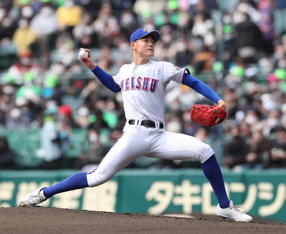 【画像・写真】明秀日立　10安打8得点で4年ぶり初戦突破！エース猪俣、石川完封リレー