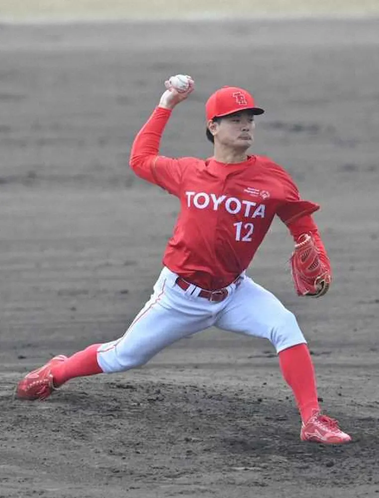 【画像・写真】トヨタ自動車　激戦制し決勝進出　先発・山城が流れつくり新人・穴井が小技で魅せた　トドメは今井の決勝打