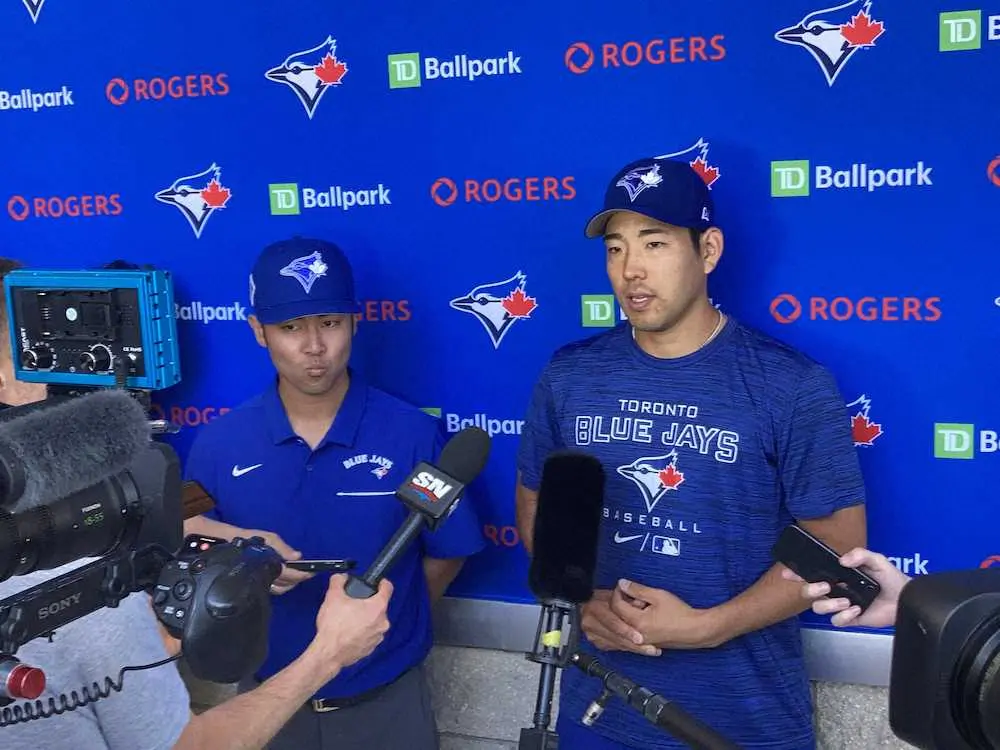 【画像・写真】ブルージェイズ雄星　新天地で初登板「最初にしては良かった」2回無安打、4者連続奪三振も