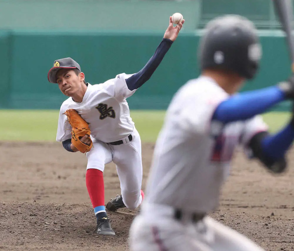 【画像・写真】大島の快腕・大野は制球難に泣く　169球も報われず初戦敗退「夏に絶対この悔しさを晴らしたい」