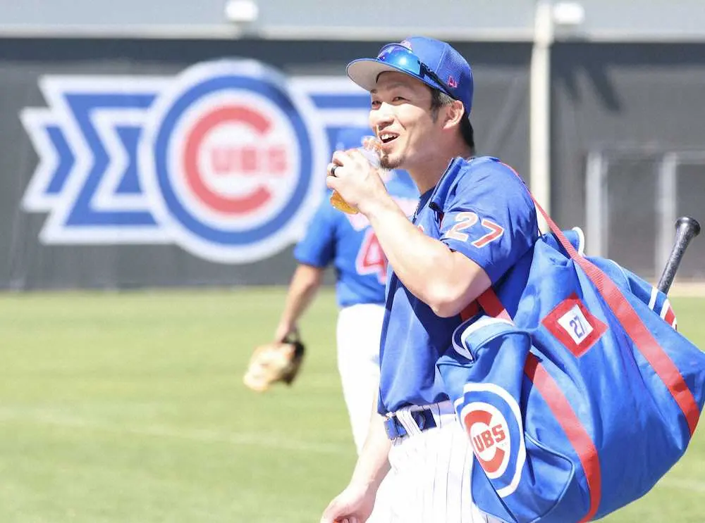 【画像・写真】カブス・誠也、26日ロッキーズ戦でオープン戦初陣「こんなに早く試合に出られるとは」