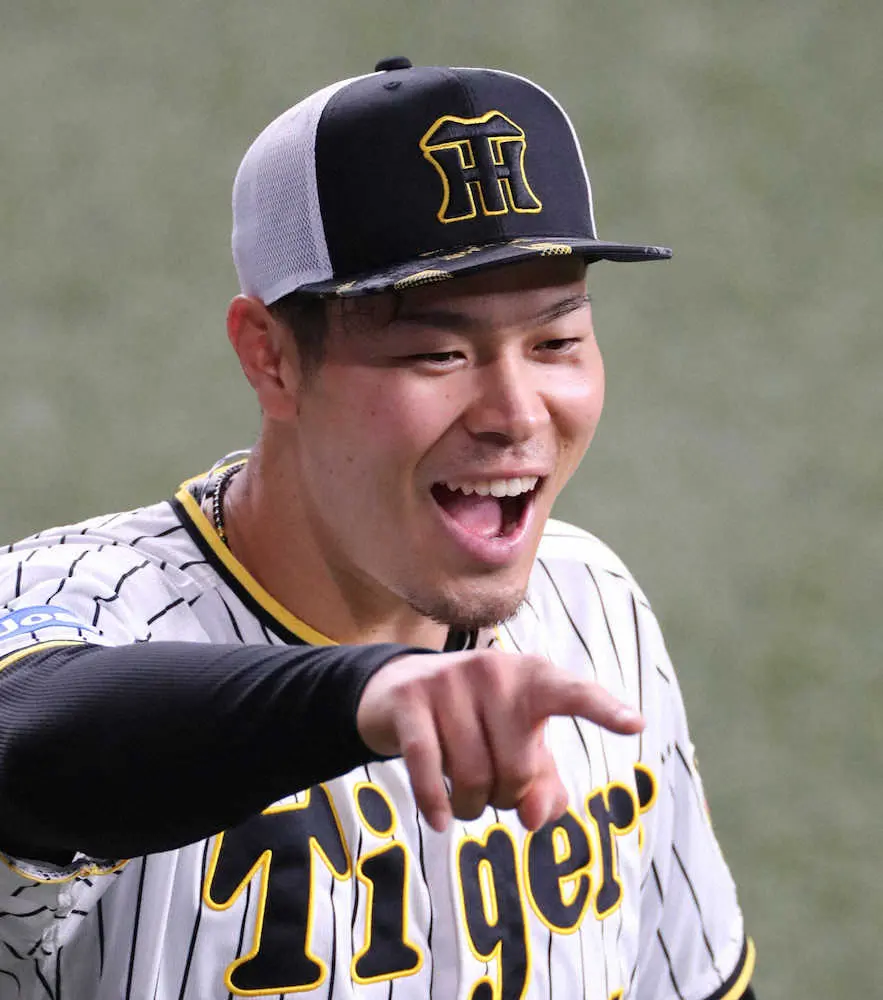 【画像・写真】阪神・佐藤輝「勝ちにこだわって優勝します」