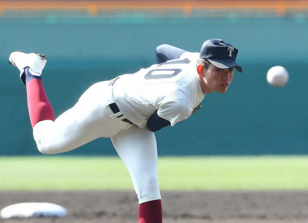 【画像・写真】大トリの大阪桐蔭　4年ぶり春1勝　川原は昨夏の、父の、リベンジ1失点完投　涙を糧に「粘りを意識」