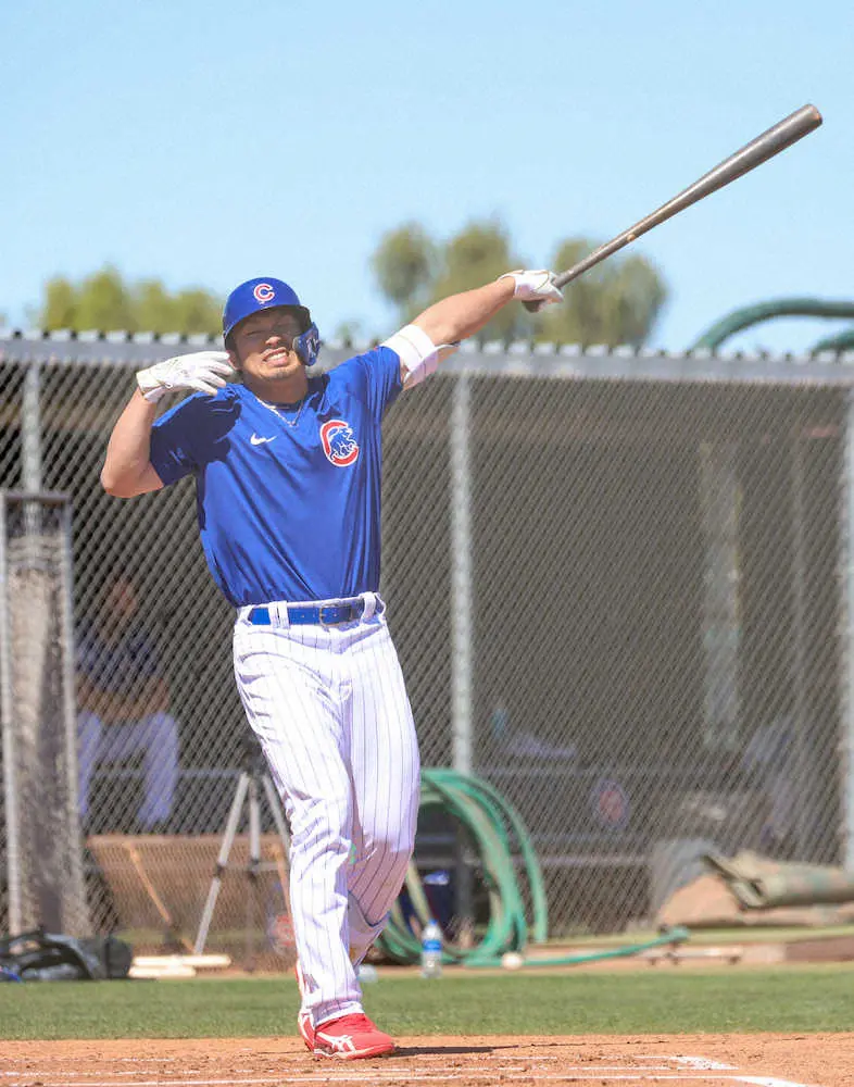 【画像・写真】カブス・誠也「楽しみ」　25日ロッキーズ戦、右翼で初出場へ