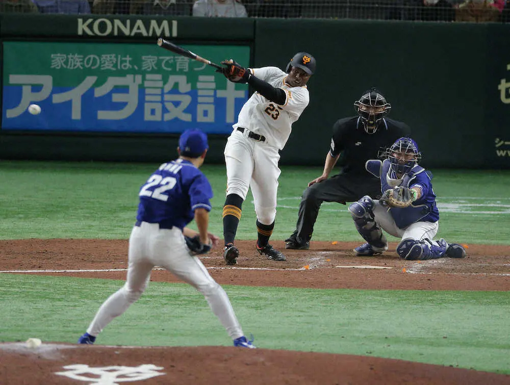 【画像・写真】巨人　広岡だ！ポランコだ！岡本和だ！　大野雄から3連続タイムリーで一挙3点