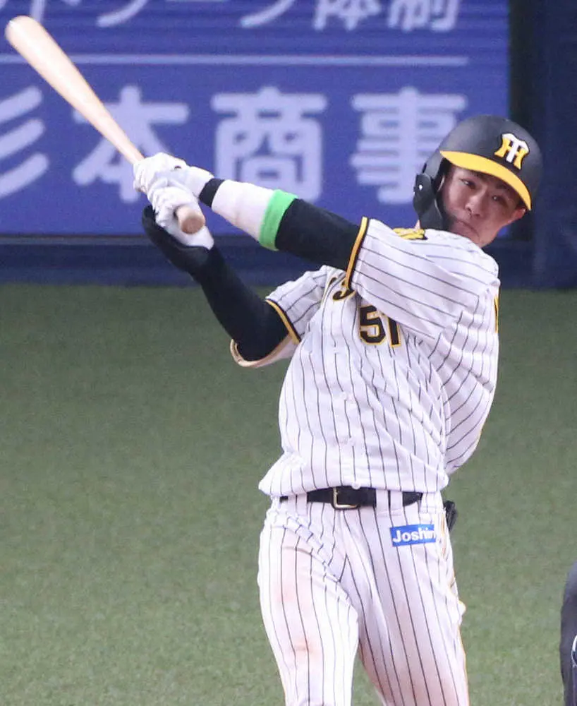 【画像・写真】阪神・中野　初の開幕スタメンで3安打1盗塁　下半身もう不安なし