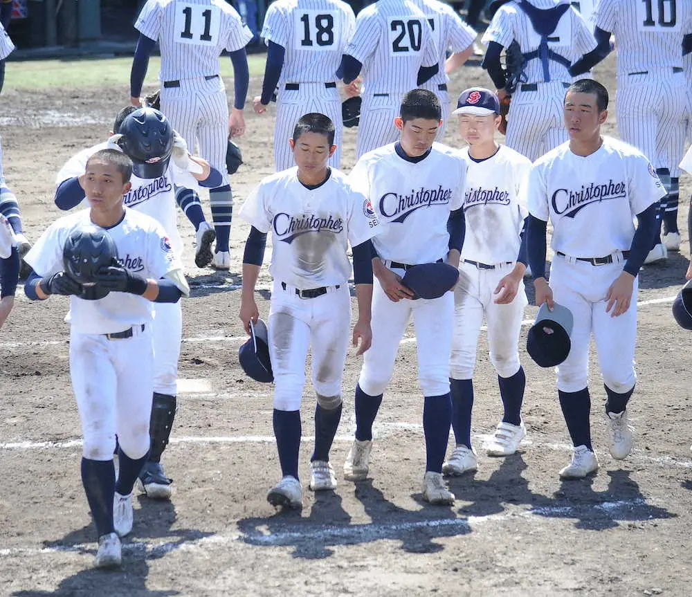 【画像・写真】聖隷クリストファー　騒動後初戦　常葉大菊川に7回コールド負け　地区予選敗退