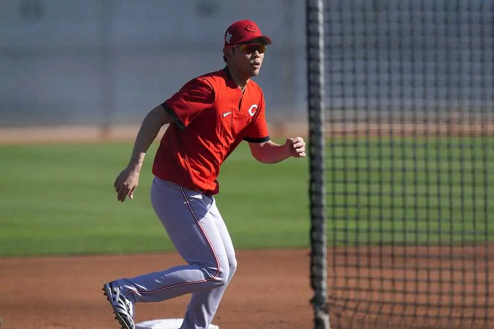 【画像・写真】レッズ・秋山　3試合連続安打で定位置アピール！ステップ修正に手応え