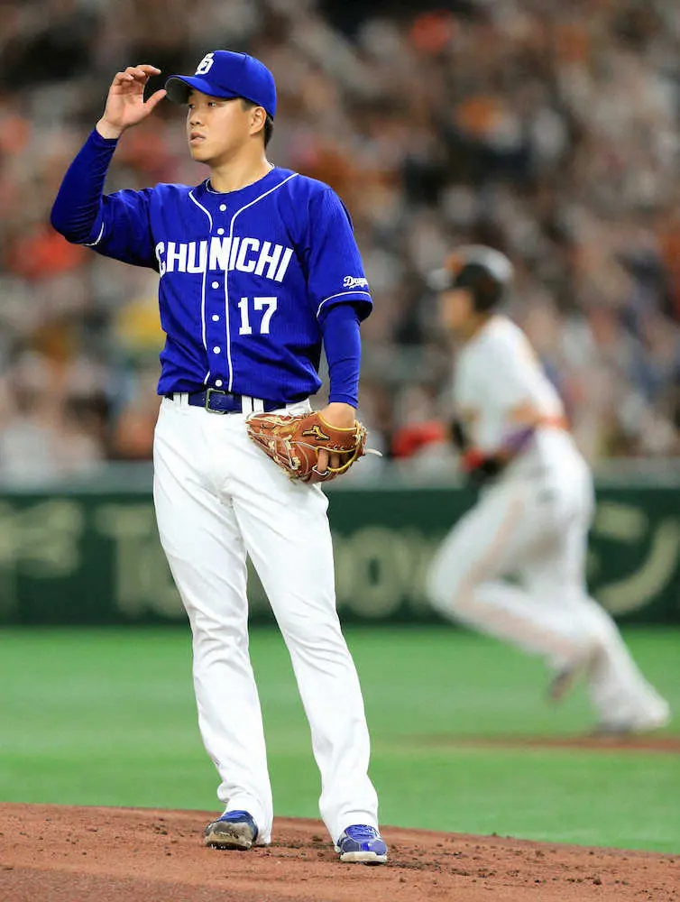 【画像・写真】中日・柳　初回の4失点が痛かった…2回以降は復調も7回10安打5失点の大誤算