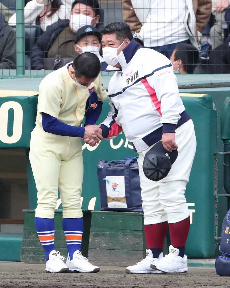 【画像・写真】星稜　初4強ならず　3月いっぱいで勇退の林監督が涙「たくさんの良い思い出…幸せな監督生活でした」