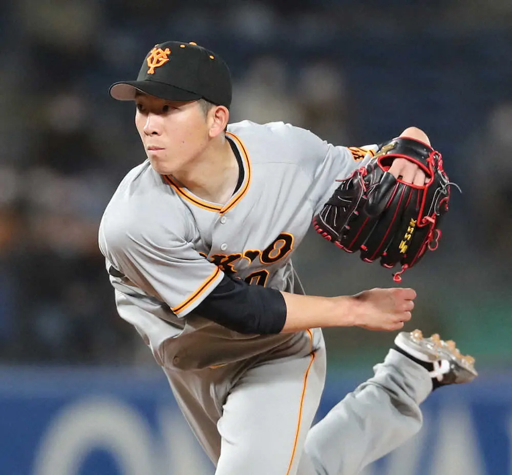 【画像・写真】巨人・戸郷、お見事！　村上3打席連続三振などヤクルト主軸から7奪三振で計10K　7回2失点で降板